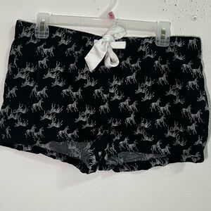 Old Navy 100% cotton zebra print pajama shorts